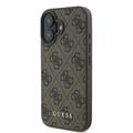 iPhone 16 Plus Guess 4G Metal Gold Logo Hybrid Cover