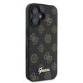 iPhone 16 Plus Guess Peony Script Cover - MagSafe-kompatibel - Sort