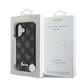 iPhone 16 Plus Guess Peony Script Cover - MagSafe-kompatibel - Sort