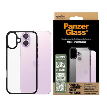 iPhone 16 Plus PanzerGlass HardCase Cover - sort/gennemsigtig