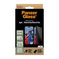 iPhone 16 Plus/15 Plus PanzerGlass Ultra-Wide Fit Privacy EasyAligner Skærmbeskyttelse Hærdet Glas - Sort Kant