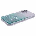 iPhone 16 Plus Sparkle Glow MagSafe Cover - grøn