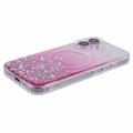 iPhone 16 Plus Sparkle Glow MagSafe Cover - pink