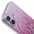 iPhone 16 Plus Sparkle Glow MagSafe Cover - pink