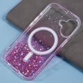 iPhone 16 Plus Sparkle Glow MagSafe Cover - pink