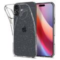 iPhone 16 Plus Spigen Liquid Crystal Glitter Cover - Gennemsigtig