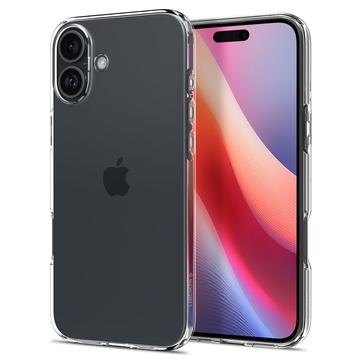 iPhone 16 Plus Spigen Liquid Crystal TPU Cover - Gennemsigtig