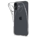 iPhone 16 Plus Spigen Liquid Crystal TPU Cover - Gennemsigtig