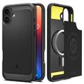 iPhone 16 Plus Spigen Rugged Armor Mag TPU Cover - Sort