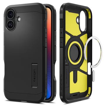 iPhone 16 Plus Spigen Tough Armor Mag Cover - Sort