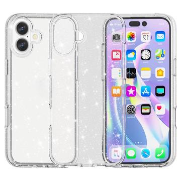 iPhone 16 Plus Stylish Glitter Series Hybrid Cover