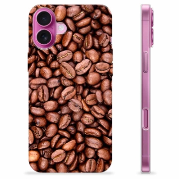 iPhone 16 Plus TPU Cover - Kaffebønner