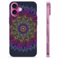 iPhone 16 Plus TPU Cover - Farverig Mandala