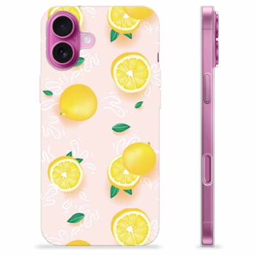 iPhone 16 Plus TPU Cover - Citron Mønster