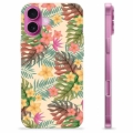 iPhone 16 Plus TPU Cover - Lyserøde Blomster