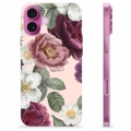 iPhone 16 Plus TPU Cover - Romantiske Blomster