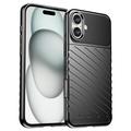 iPhone 16 Plus Thunder Series TPU Cover - Sort