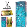 iPhone 16 Plus Wonder Series Pung - Hvid Blomster