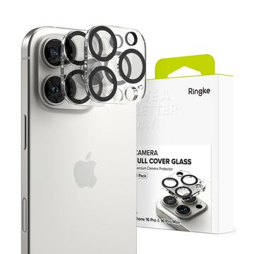 iPhone 16 Pro/16 Pro Max Ringke Kamera Linse Hærdet Glas Beskytter - 2 Stk. - Klar