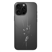 iPhone 16 Pro Bagcover Reparation - kun glasset - Black Titanium