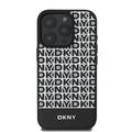 iPhone 16 Pro DKNY Repeat Pattern Bottom Stripe Cover - MagSafe-kompatibel - Sort