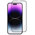iPhone 16 Pro Skærmbeskyttelse Hærdet Glas - 9H - Full Fit - Sort Kant