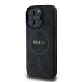 iPhone 16 Pro Guess 4G farvet ringcover - MagSafe-kompatibel - Sort