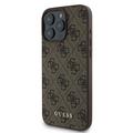 iPhone 16 Pro Guess 4G Metal Gold Logo Hybrid Cover