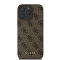 iPhone 16 Pro Guess 4G Metal Gold Logo Hybrid Cover