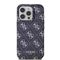 iPhone 16 Pro Guess IML Denim Effect Cover - MagSafe-kompatibel - mørkeblå