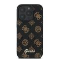 iPhone 16 Pro Guess Peony Script Cover - MagSafe-kompatibel - Sort