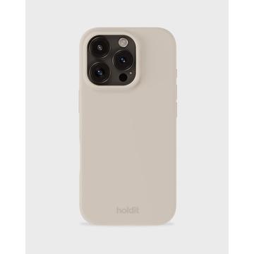 iPhone 16 Pro Holdit Silikone Cover - Lys Beige