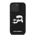 iPhone 16 Pro Karl Lagerfeld Double Heads MagSafe cover i flydende silikone