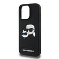 iPhone 16 Pro Karl Lagerfeld Double Heads MagSafe cover i flydende silikone