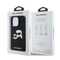 iPhone 16 Pro Karl Lagerfeld Double Heads MagSafe cover i flydende silikone