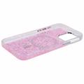 iPhone 16 Pro MagSafe-kompatibel Glitter Pailletter Epoxy Cover - Hot Pink