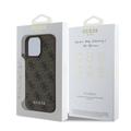 iPhone 16 Pro Max Guess 4G Charms Collection Hybrid Cover - Brun