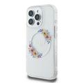 iPhone 16 Pro Max Guess IML Flowers Wreath Cover - MagSafe-kompatibel - gennemsigtig