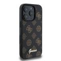 iPhone 16 Pro Max Guess Peony Script Cover - MagSafe-kompatibel - Sort