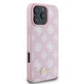 iPhone 16 Pro Max Guess Peony Script Cover - MagSafe-kompatibel