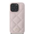 iPhone 16 Pro Max Guess Quiltat Cover - pink