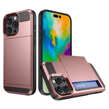 iPhone 16 Pro Max Hybrid Cover med Glidekortholder