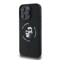 iPhone 16 Pro Max Karl Lagerfeld Karl and Choupette MagSafe Cover i flydende silikone