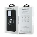 iPhone 16 Pro Max Karl Lagerfeld Karl and Choupette MagSafe Cover i flydende silikone