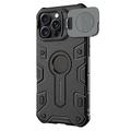 iPhone 16 Pro Max Nillkin CamShield Armor Prop Hybrid Cover - MagSafe-kompatibel - Sort