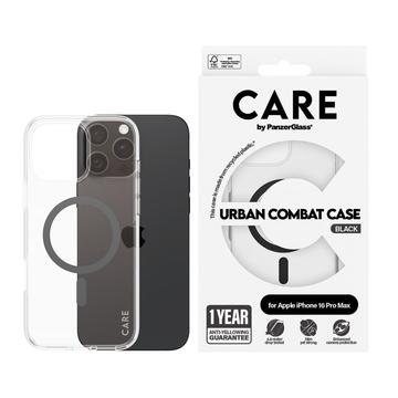 iPhone 16 Pro Max PanzerGlass Care Transparent Urban Combat Cover - MagSafe-kompatibel