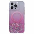 iPhone 16 Pro Max Sparkle Glow MagSafe Cover - pink