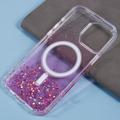 iPhone 16 Pro Max Sparkle Glow MagSafe Cover - pink