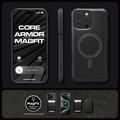 iPhone 16 Pro Max Spigen Core Armor Mag MagSafe TPU Cover - Sort