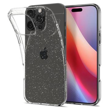 iPhone 16 Pro Max Spigen Liquid Crystal Glitter Cover - Gennemsigtig